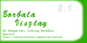 borbala viszlay business card